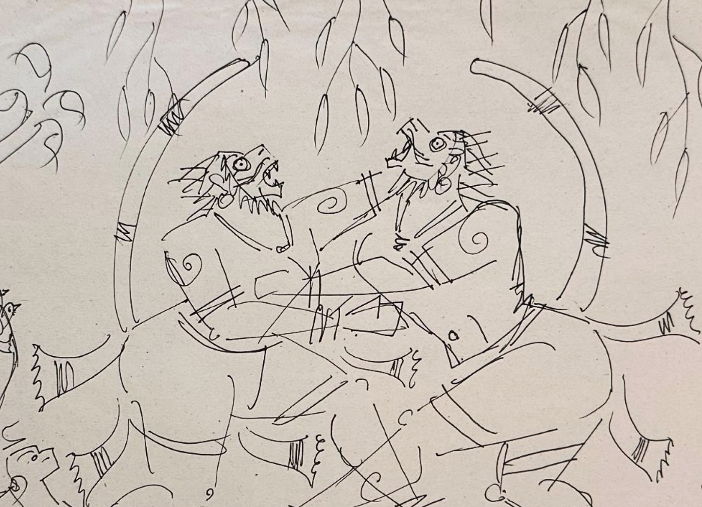 Vali Sugreeva Sketch