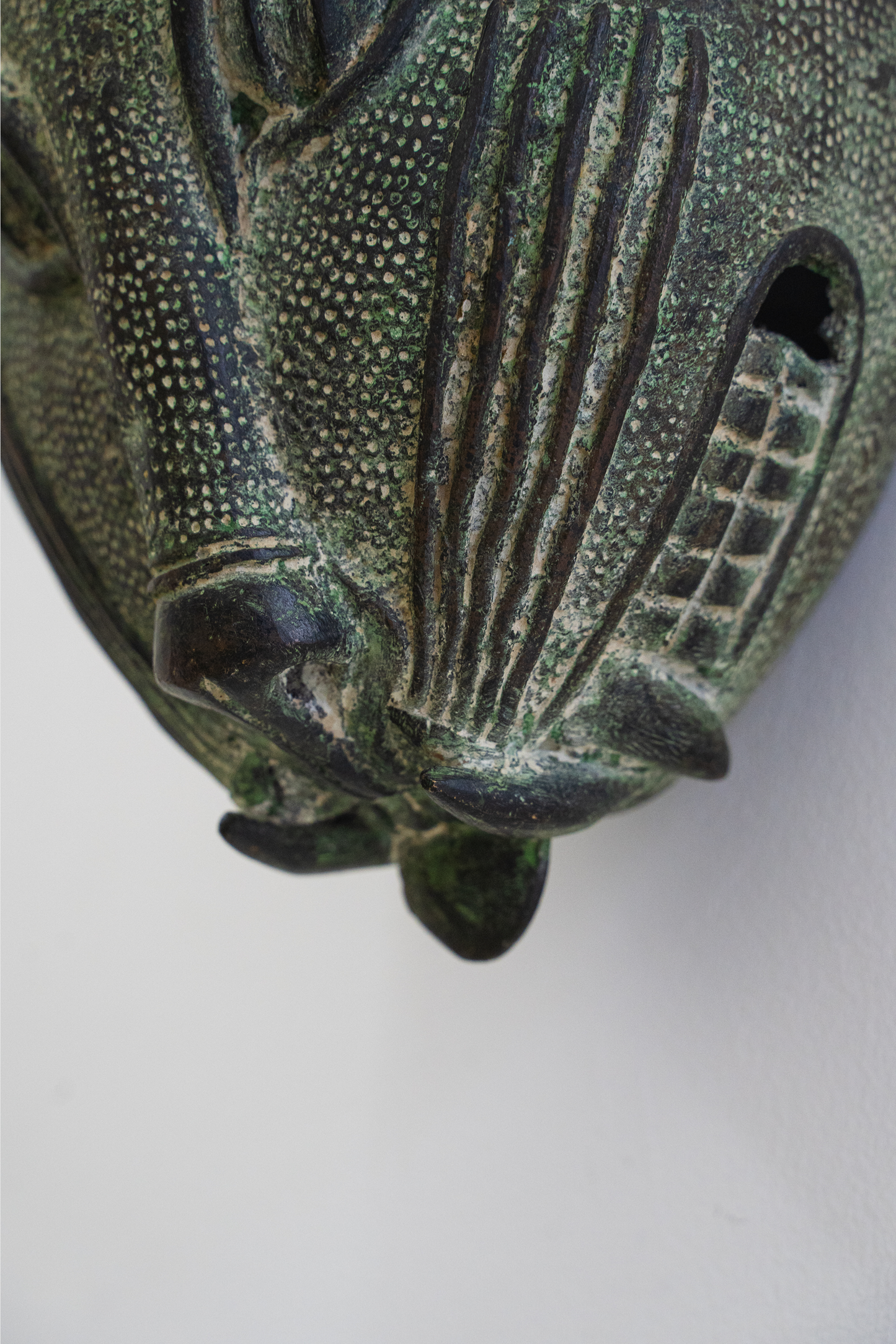 Bronze Benin Leopard mask