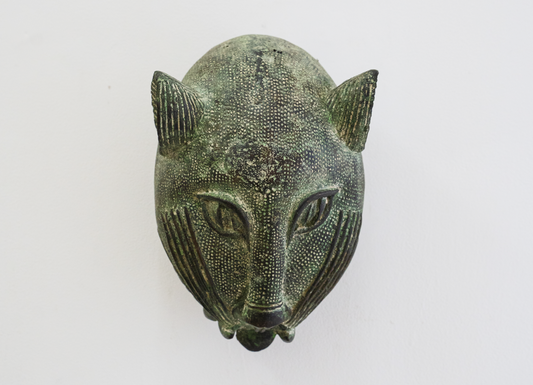 Bronze Benin Leopard mask